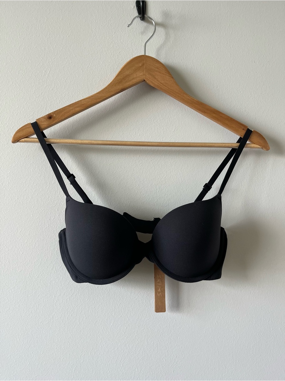 SKIMS Fits Everybody Push-Up Demi Bra 30A 34B 34C NWT Onyx Color